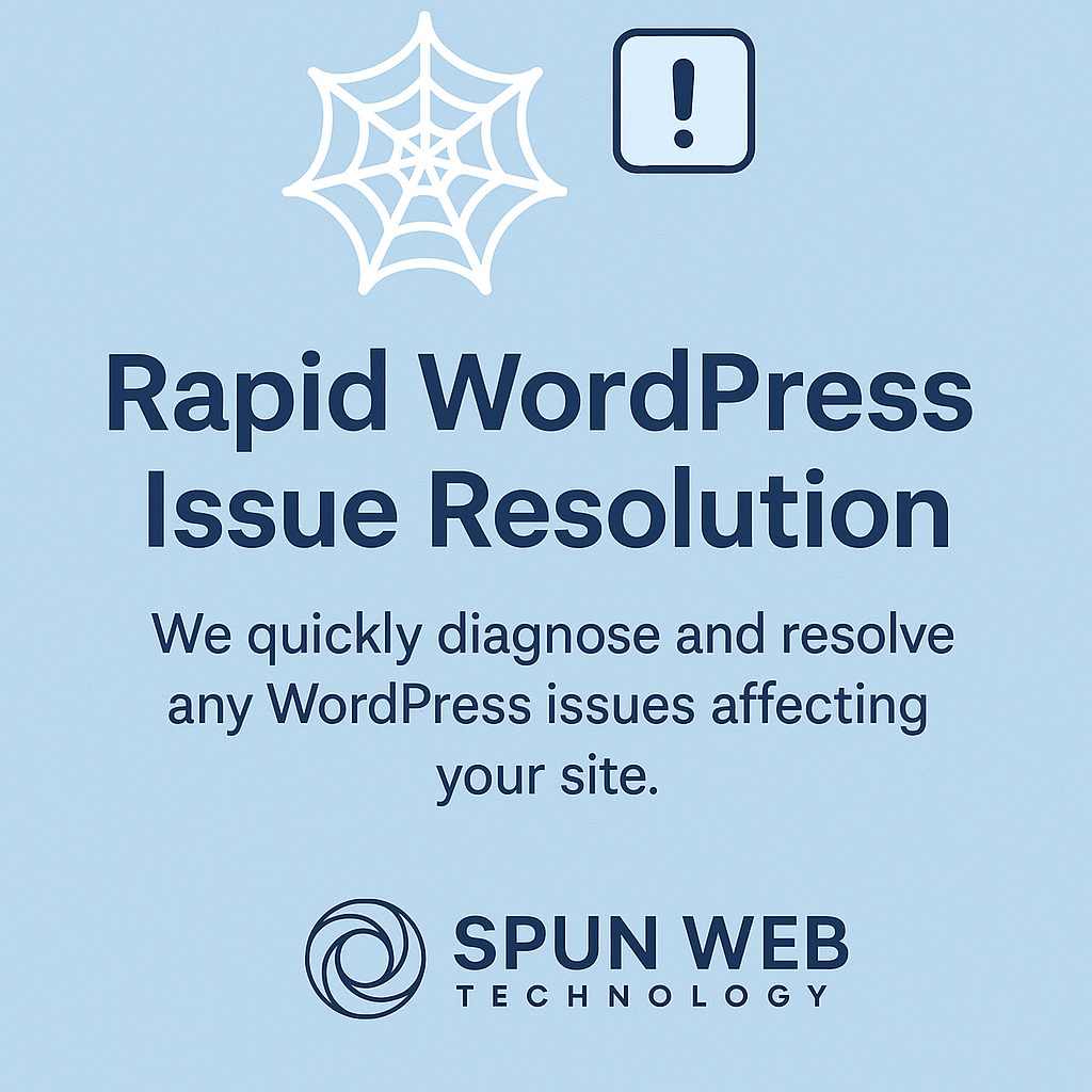 Rapid Resolver Spun Web Technology wordpress fix 2