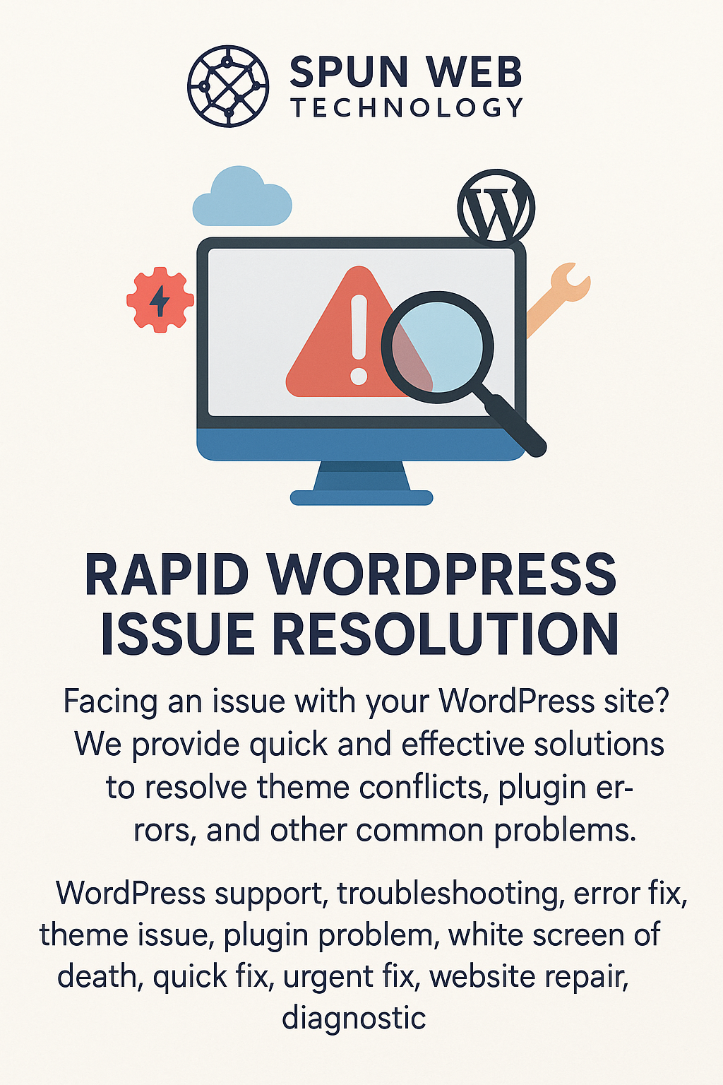 Rapid Resolver Spun Web Technology wordpress fix